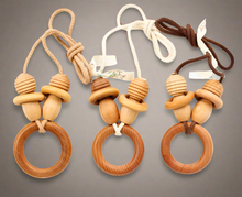 Load image into Gallery viewer, Organic TeetherToys® TEETHING NECKLACE