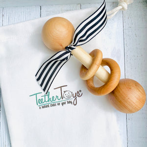 Organic TeetherToys®️ BABY'S FIRST RATTLE