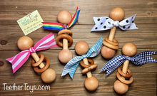 Load image into Gallery viewer, Organic TeetherToys®️ BABY'S FIRST RATTLE